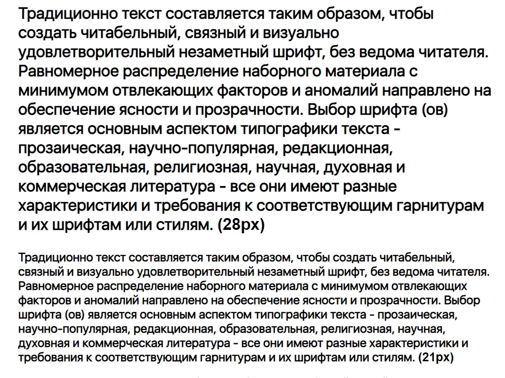 Русский шрифт ► SF UI Display Regular - Русские шрифты для сайта
